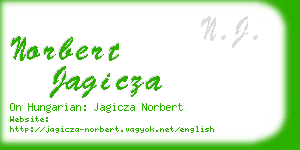 norbert jagicza business card